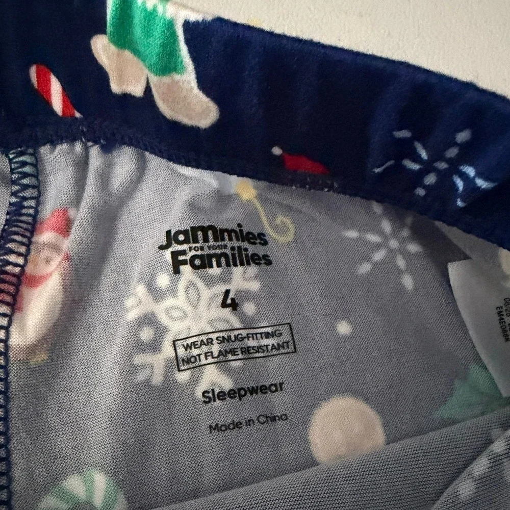 Jammies For Your - Families Kids Size 4 - *NWT*